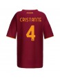 Billige AS Roma Bryan Cristante #4 Hjemmedrakt Dame 2025-26 Kortermet